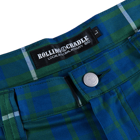 RC CHECK WIDE PANTS / GREEN - WEB STORE（通販）｜ROLLING CRADLE ...